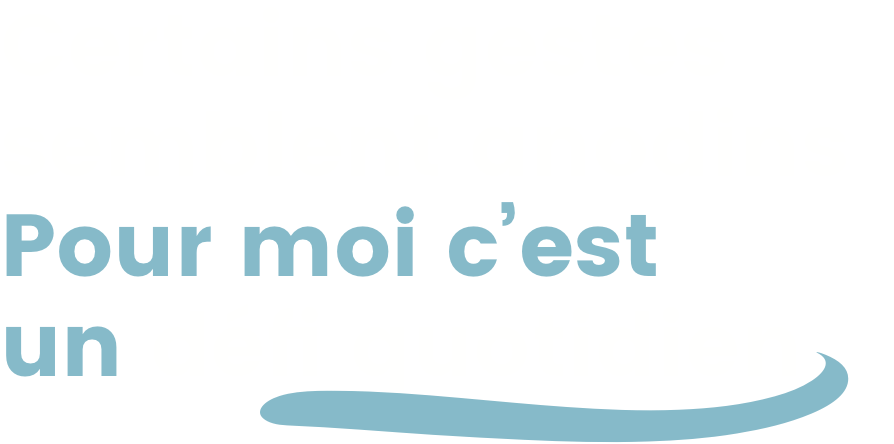 Certains gestes semblent anodins. Pour moi c'est un défi quotidien.